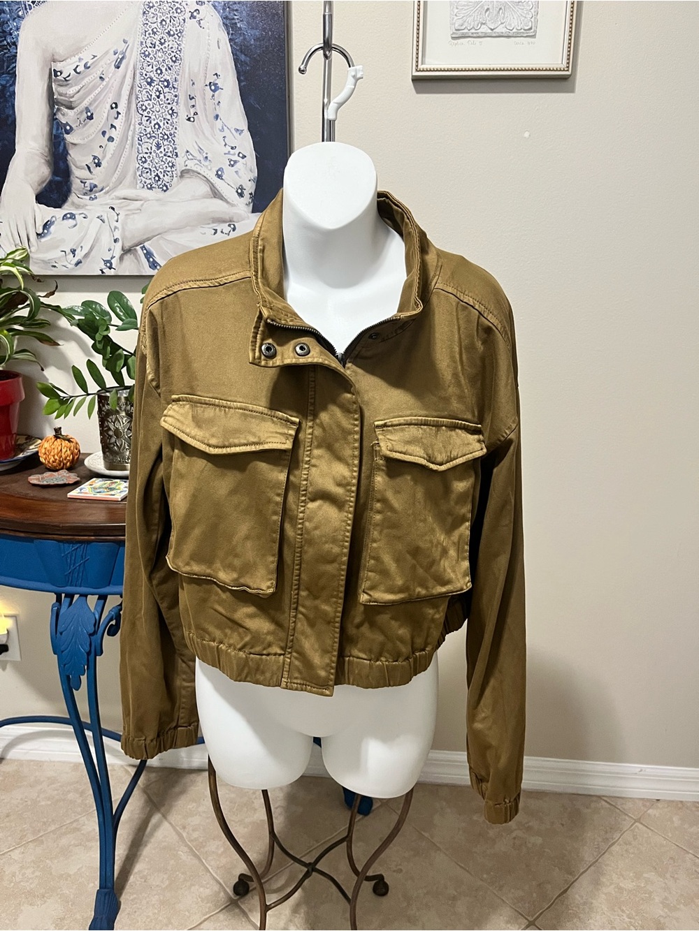 Marrakech Anthropolgie Oversized Boxy Utility Jacket M